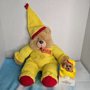 Vintage Kidpower Hugabear Nightlighter Plush Stuffed Animal Yellow With Light